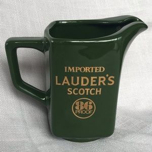 Imported Lauder’s Scotch Advertising Pitcher